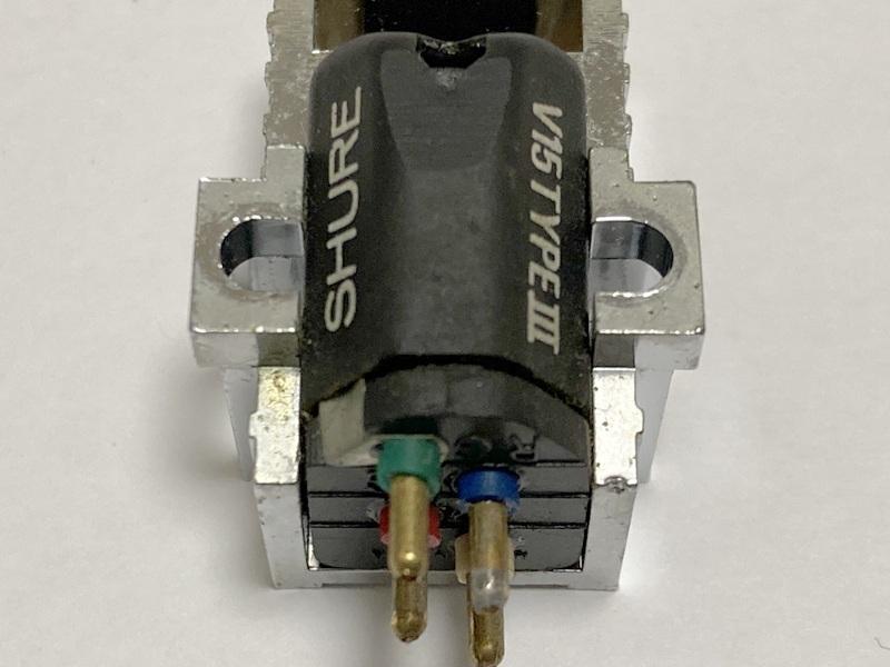 SHURE V15 TYPEIII MMカートリッジ 白文字 ボディのみ 導通OK の商品