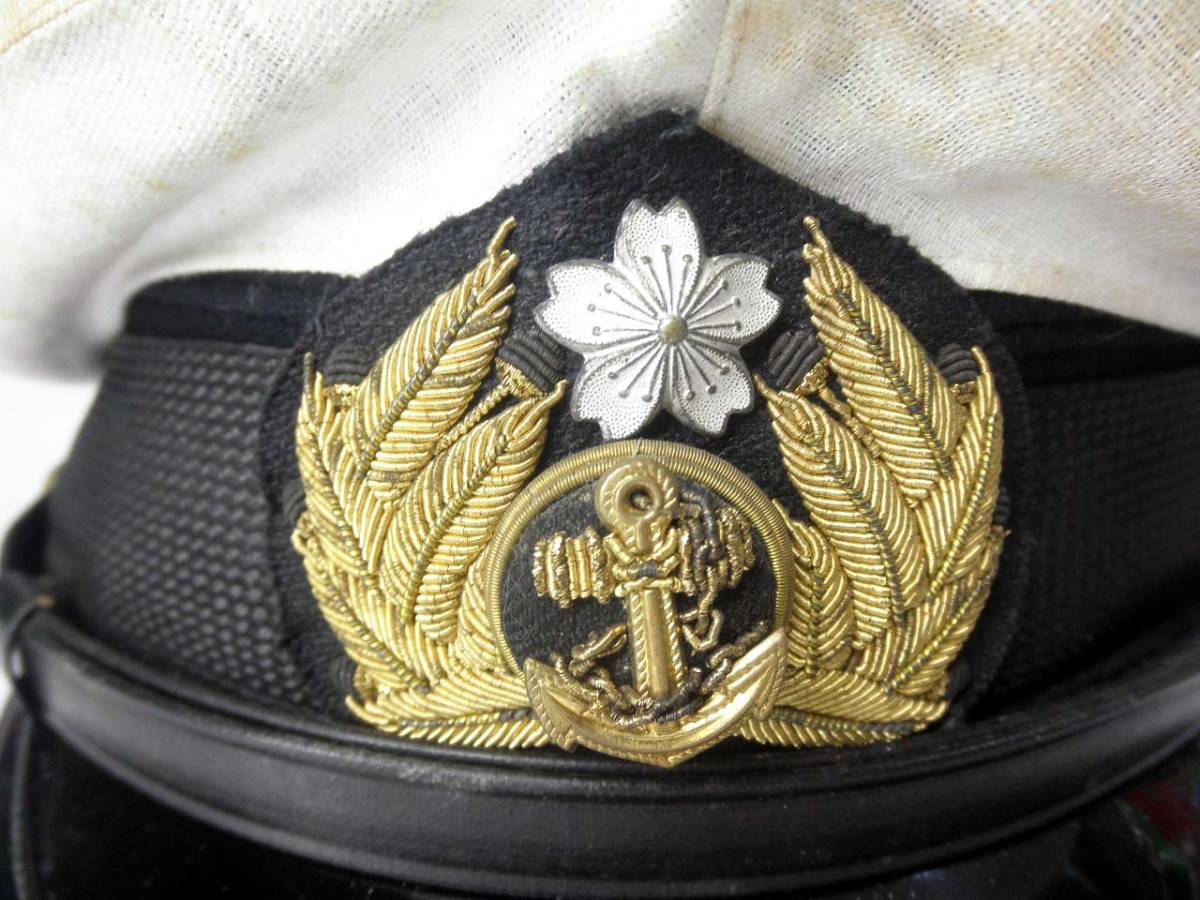 独特の素材 大 旧帝国海軍士官 制帽 帽子 旧日本軍 帝国軍 海軍 ミリタリー 軍用 コレ 個人装備
