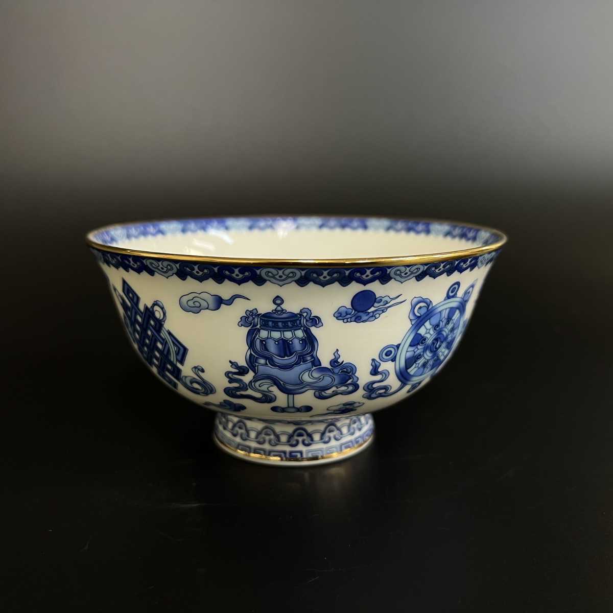 激安先着 【萬藏】中国 古美術 青花 大清 染付 茶碗 清