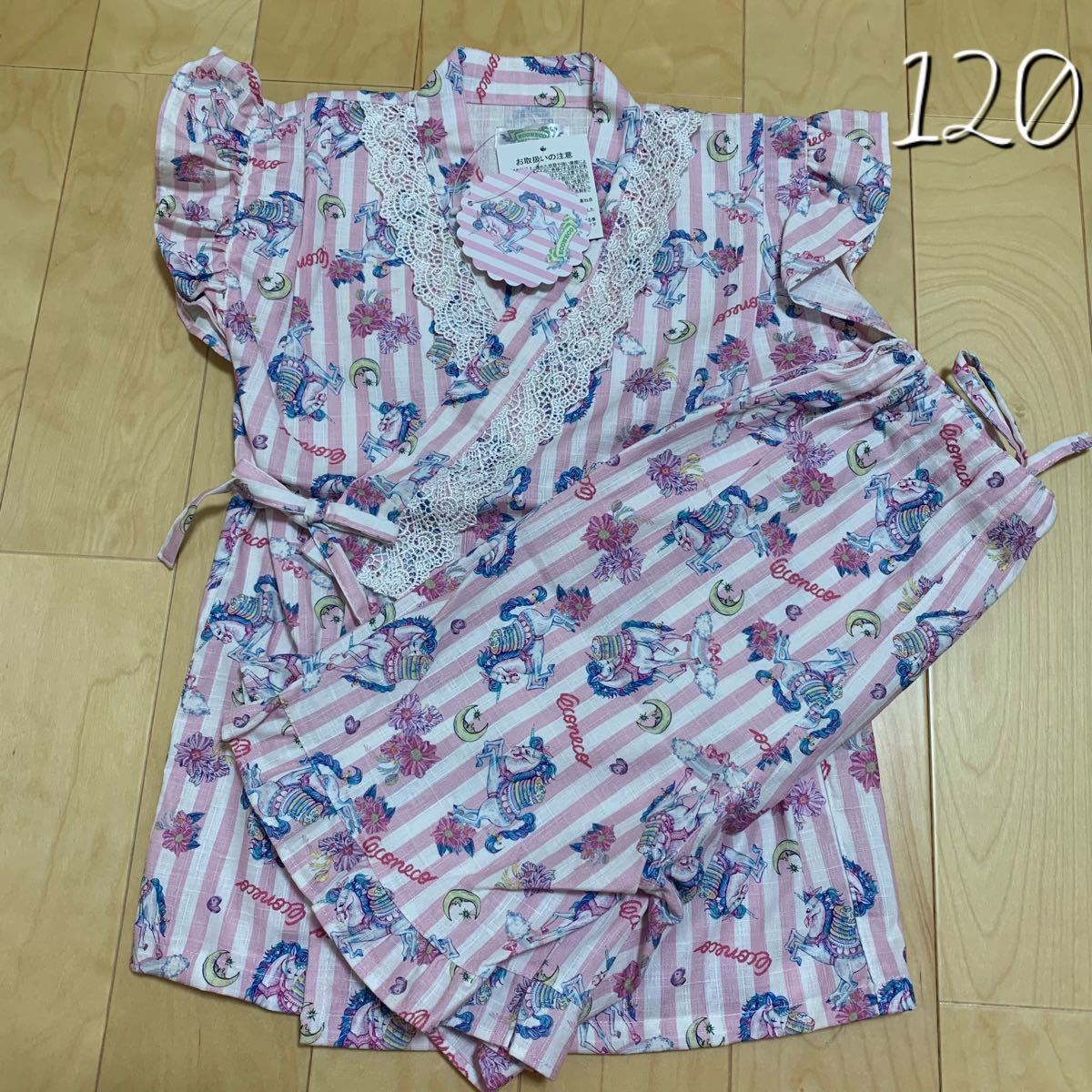 新品 甚平 パジャマ エコネコ ユニコーン ゆめかわ 120 女の子|PayPayフリマ 新品 エコネコ 甚平 浴衣 ユニコーン ピンク スカート ゆめかわ 110