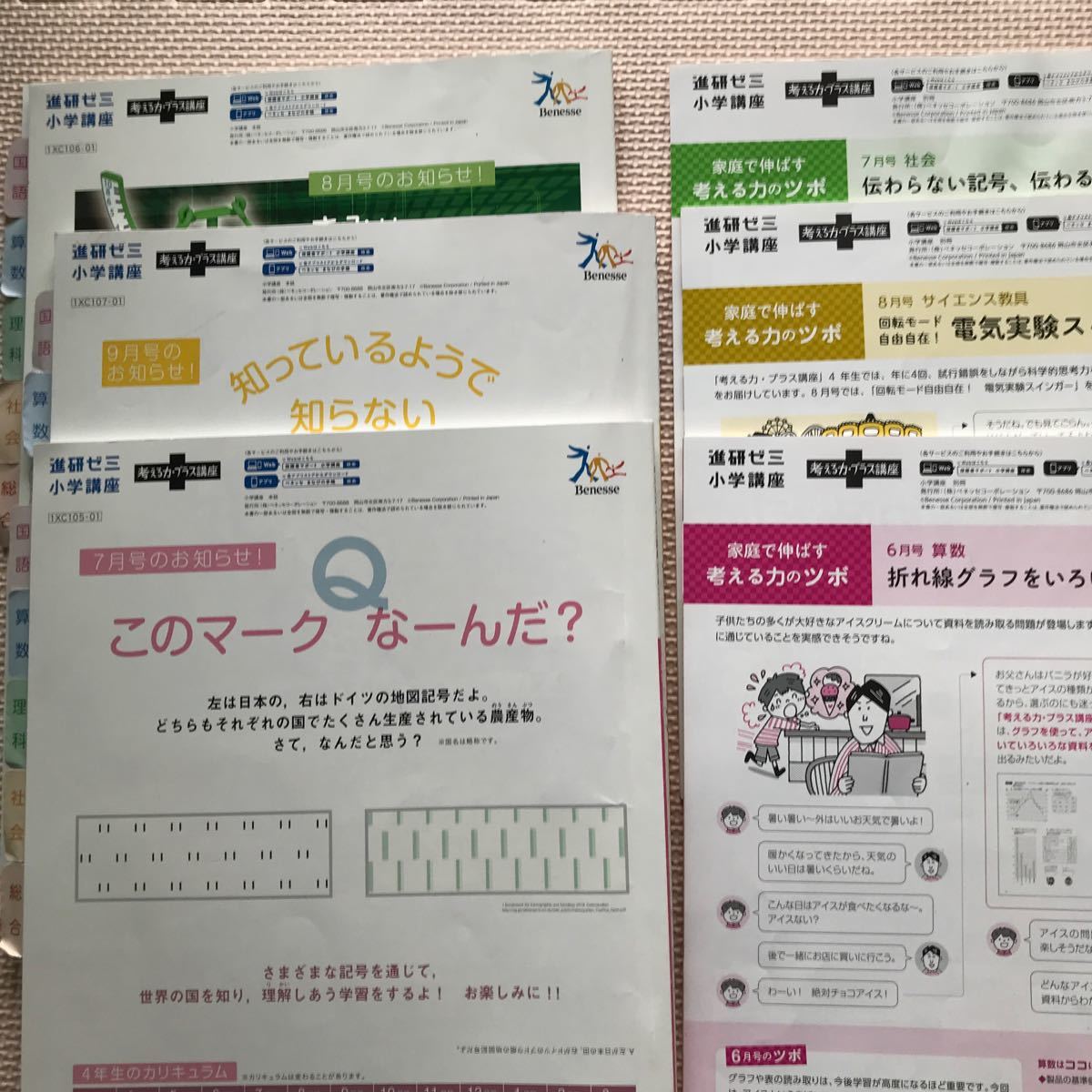 考える力・プラス講座小学4年生5月号~7月号教材 進研ゼミ 考える力・プラス講座小学4年生5月号~7月号教材 進研ゼミ