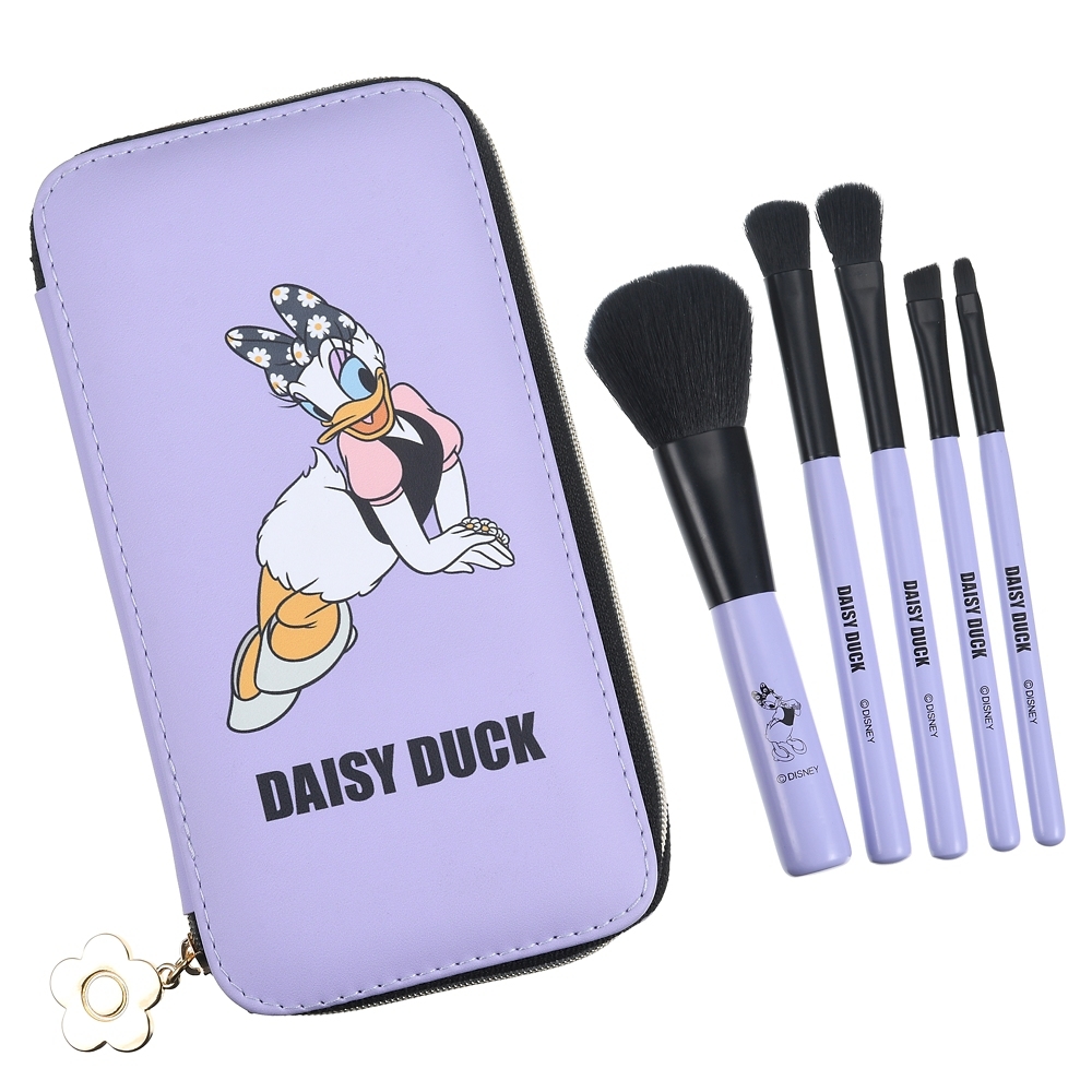 ★ディズニー デイジー MARY QUANT コラボ メイク ブラシ ポーチ セット★DAISY DUCK 85YEARS マリークヮント  マリークワント 化粧 コスメ