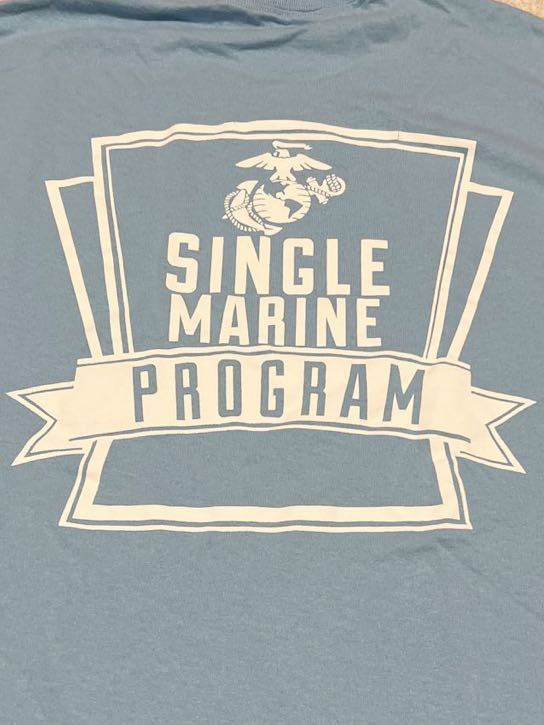 沖縄米軍実物 SINGLE MARINE PROGRAM ロングスリーブTシャツ 海兵隊 米軍放出品 USMC ロンTの画像6