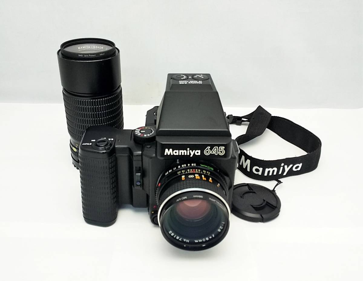 カメラ MAMIYA 645 SUPER + AEファインダー + SEKOR C f2.8 80mm +