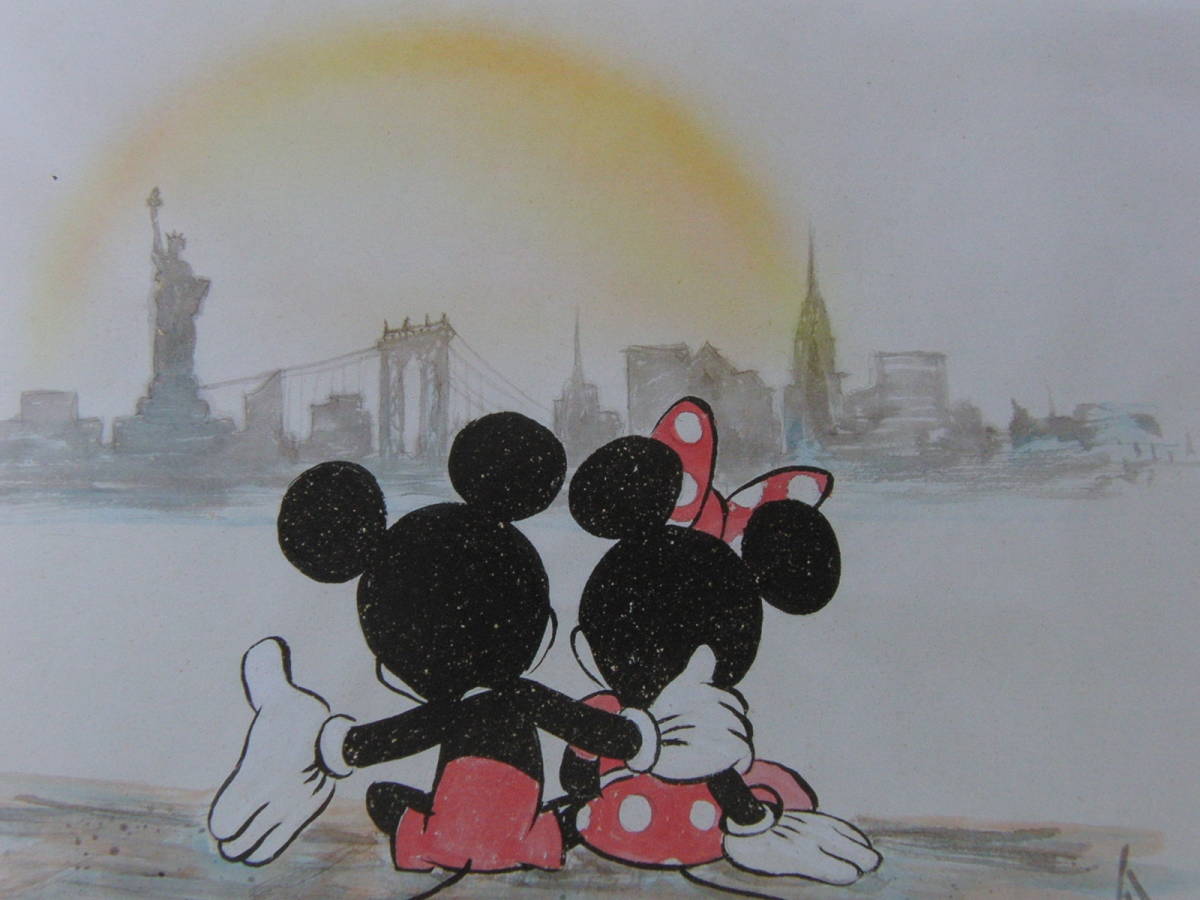 ジル・ゴリチ、パリ風景、希少画集画、版上サイン入 新品額付