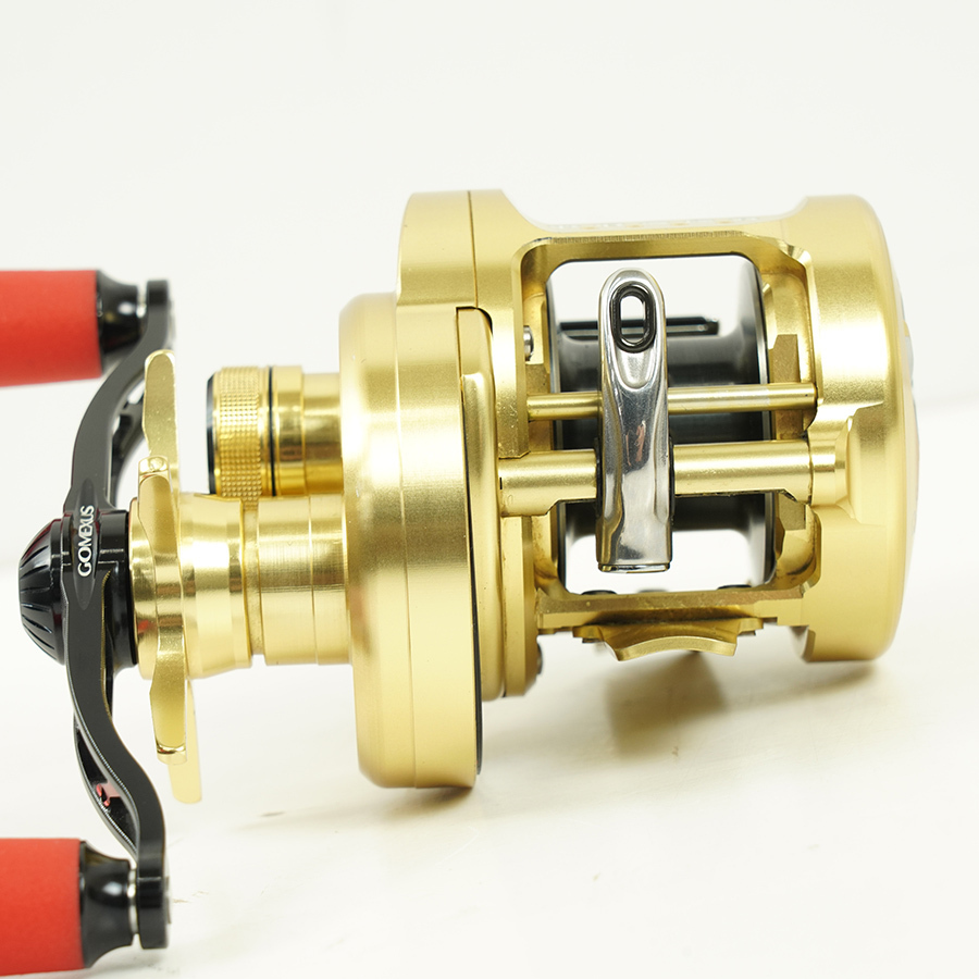 シマノ SHIMANO 15 カルカッタ コンクエスト 200HG ハンドル カスタム