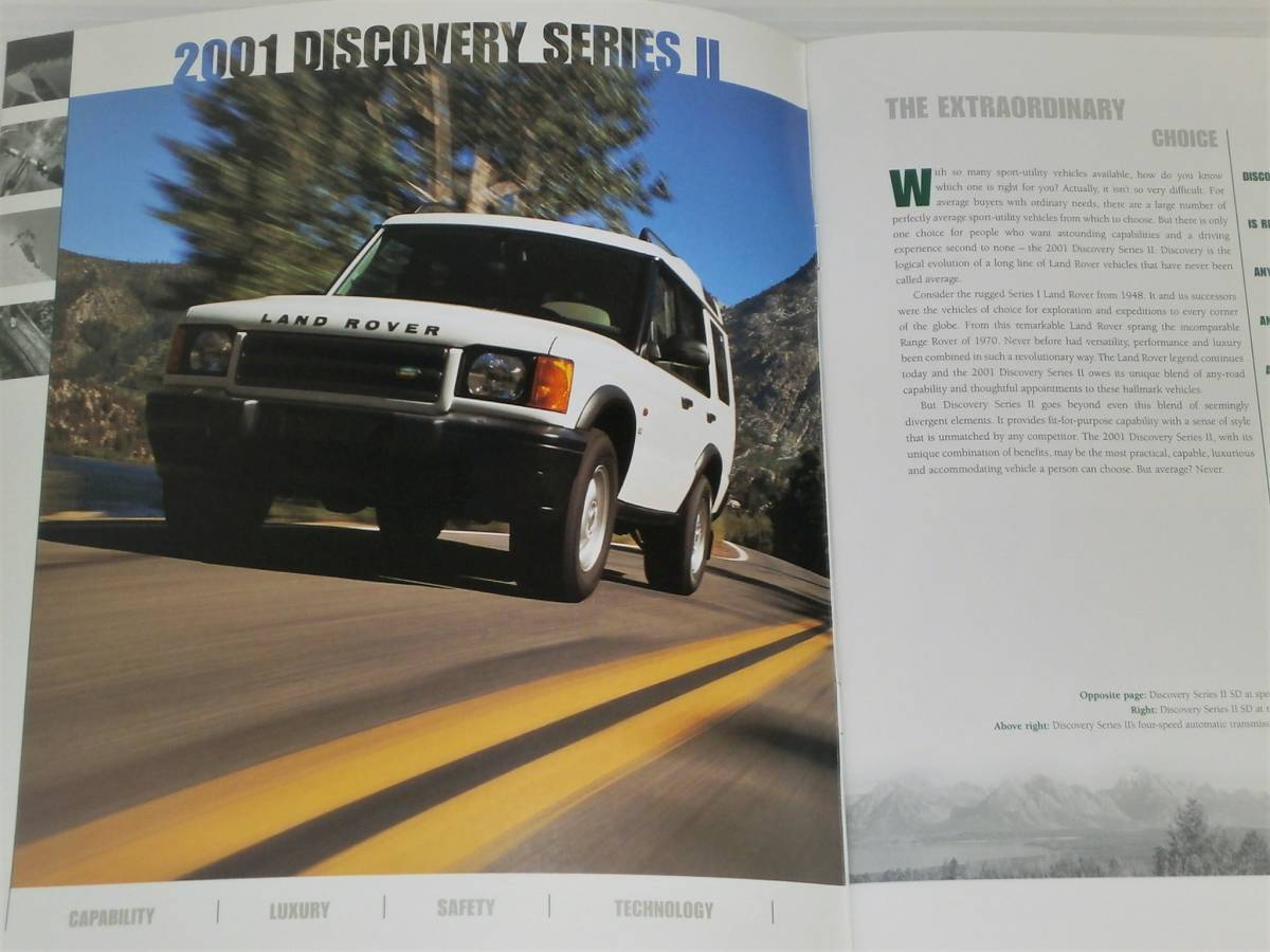 [ catalog only ] Land Rover Discovery series Ⅱ 2001