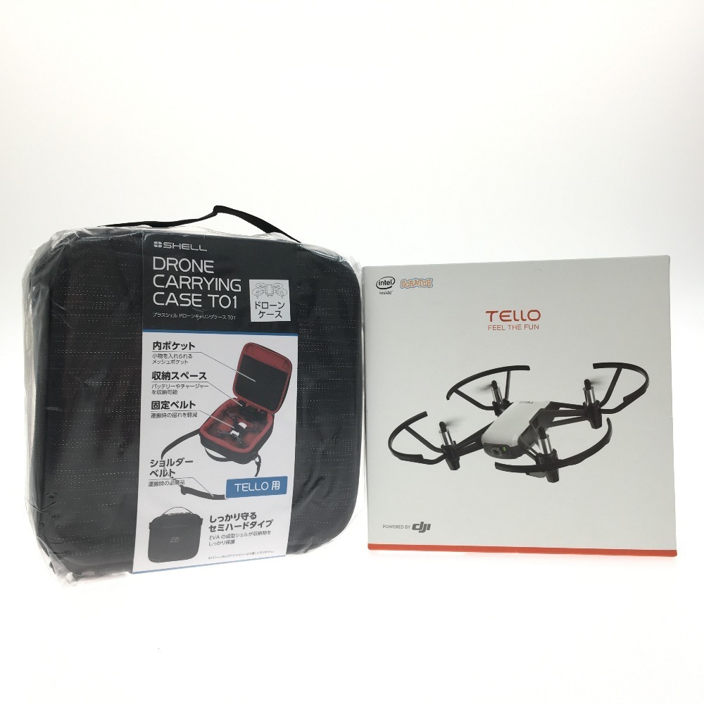 ▽▽【1円スタート】 TELLO DJIドローン 専用ケース付 TLW004 未使用