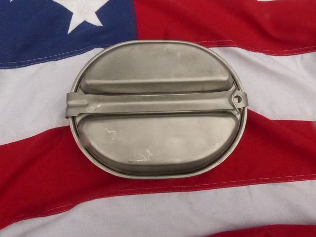 米軍実物　 メスキットパン　WYOTT　食器　278x_画像1