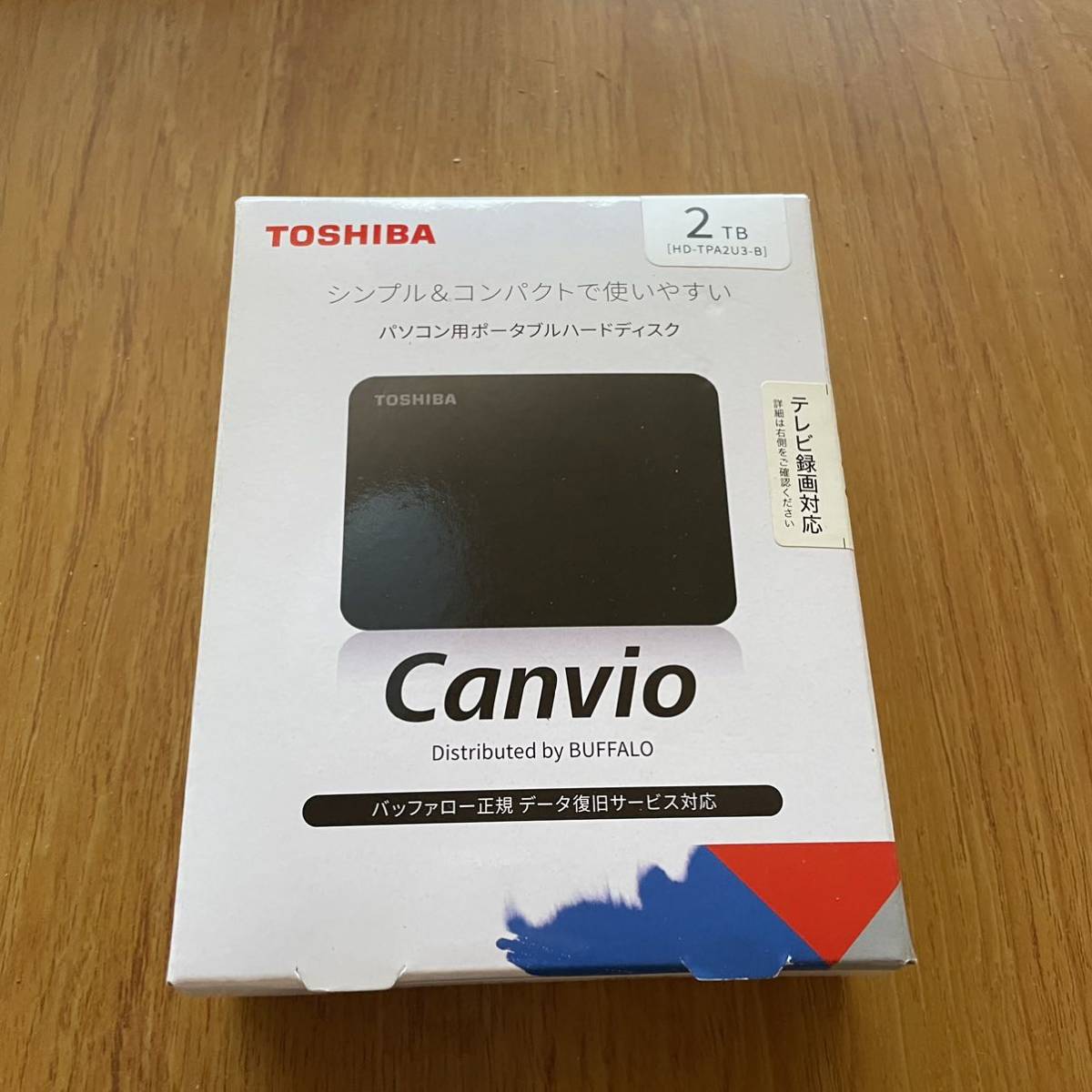 市場 HD-TPA2U3-B USB 3.0対応ポータブルHDD 東芝製Canvio