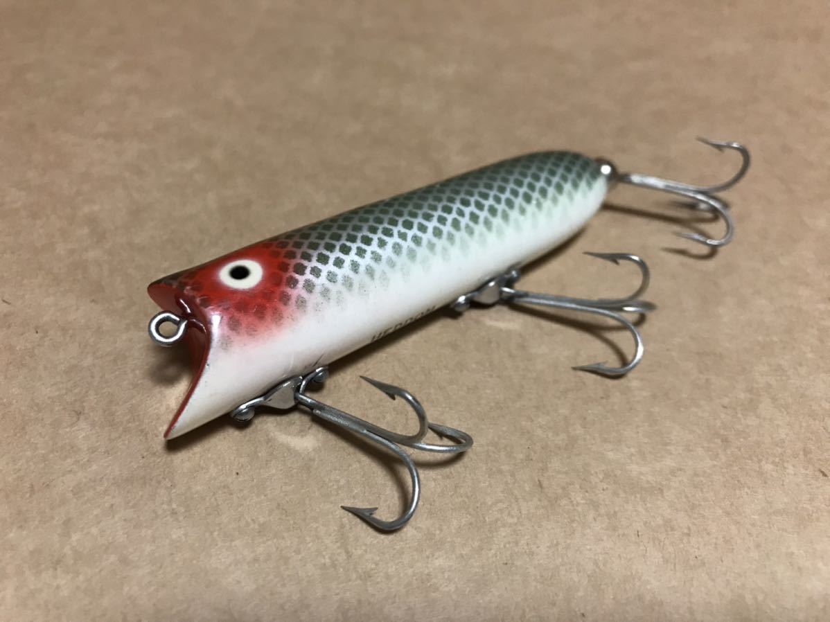 希少カチカチ 縦割れ吹き目 オールド ヘドン ラッキー13 old heddon 