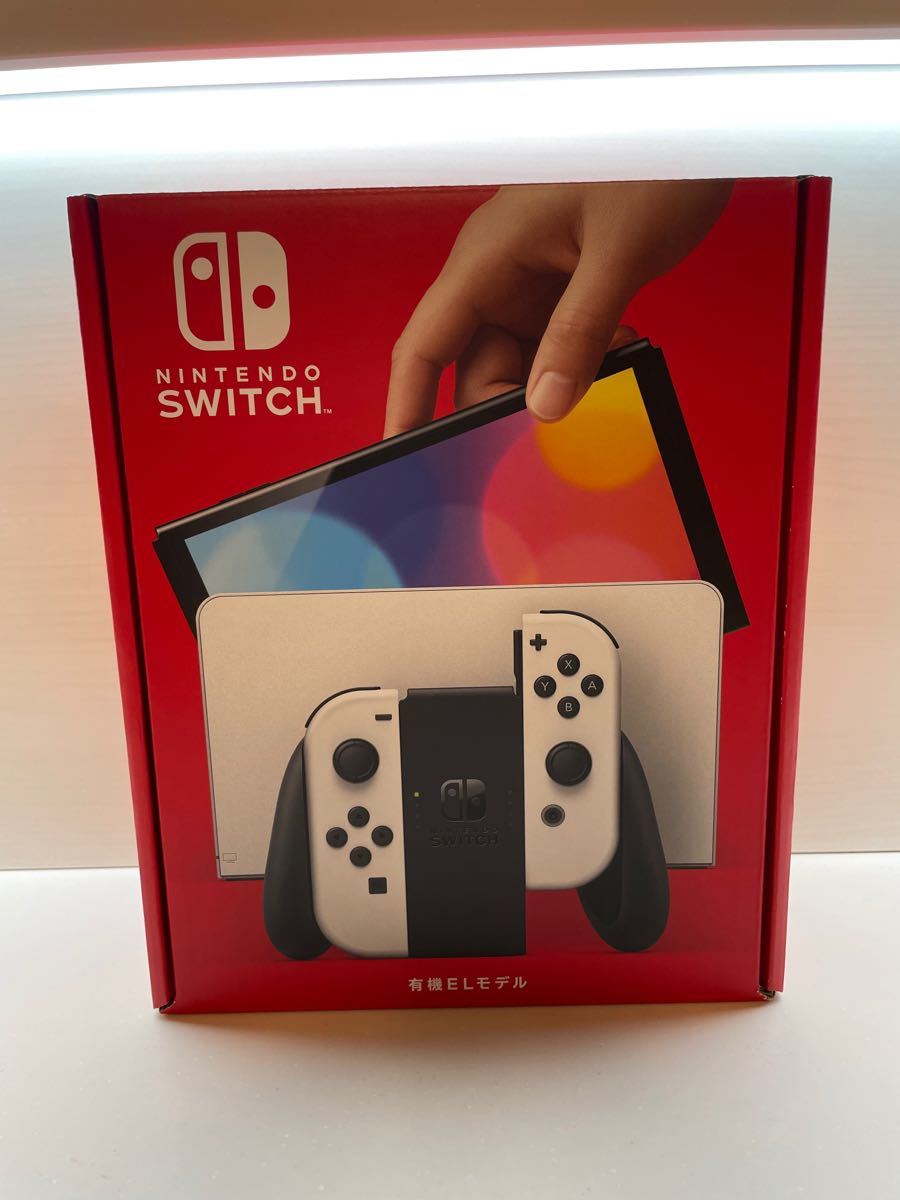 ニンテンドースイッチ 有機ELモデル 新品未開封 4月8日購入 保証有効