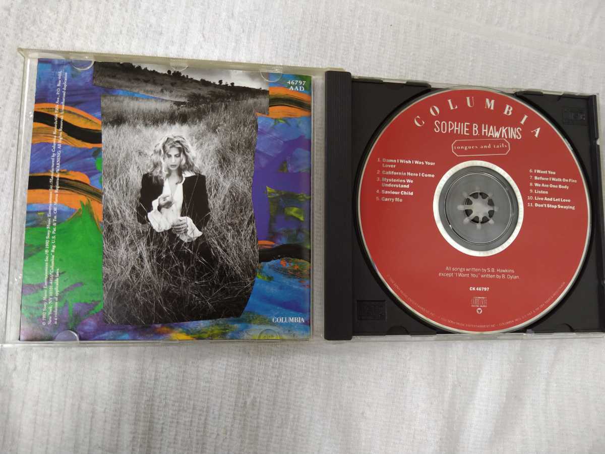 【輸入盤・豪華ジャケ】☆sophie b hawkins tongues and tails☆　★ソフィー・B.・ホーキンス★　　　【CD多数セール中…】_画像2