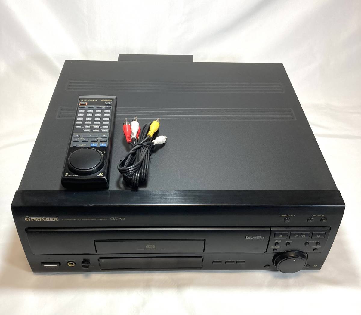 【動作品】PIONEER パイオニア LD/CDプレイヤー CLD-O5 両面再生機(動作良好)