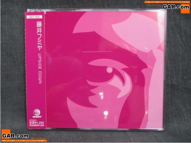 HH41 CD/シングル 藤井フミヤ 「UPSIDE DOWN」 帯付き_画像1