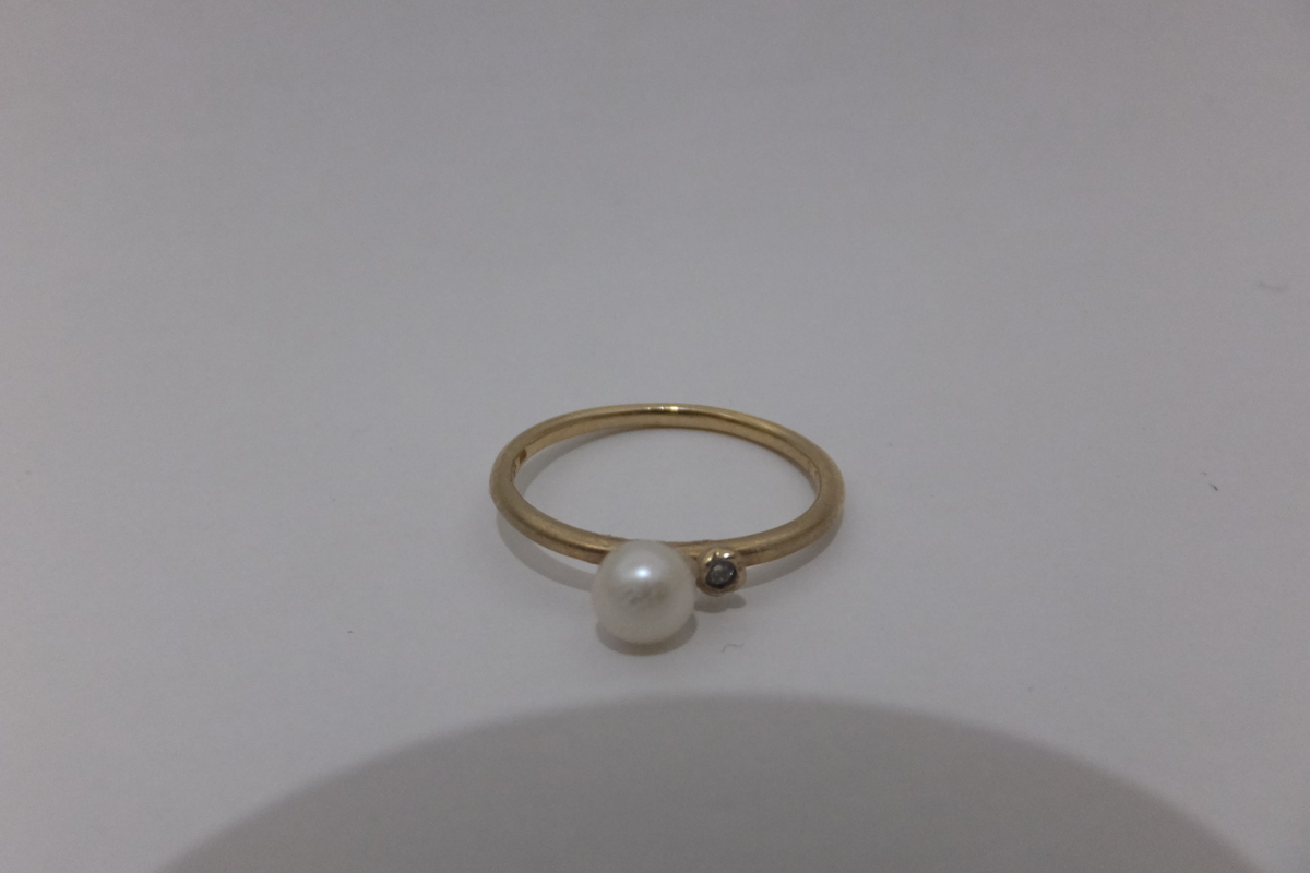 数量は多 アルページュ Arpege K10 サイズ9号 リング ダイヤ0.01ct