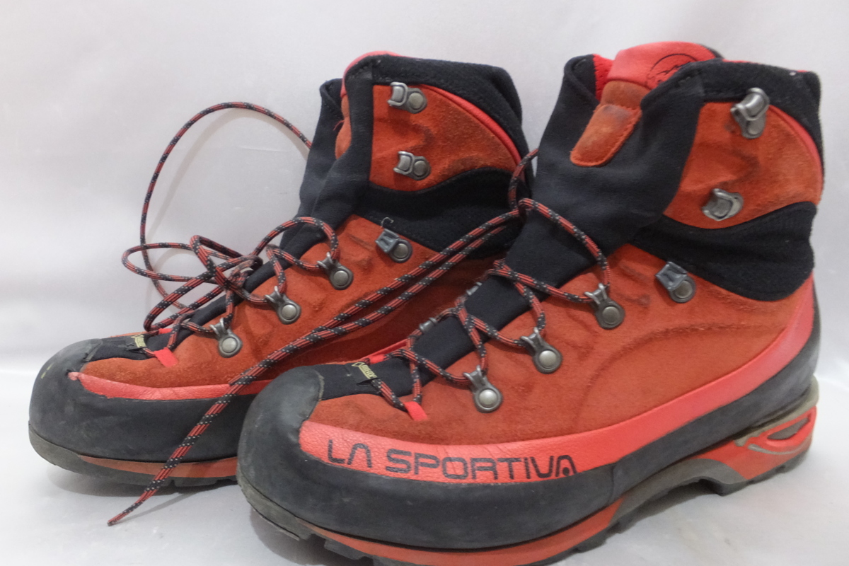 LA SPORTIVA 登山靴 サイズ41 レッド シューズ www.gastech.com.tr