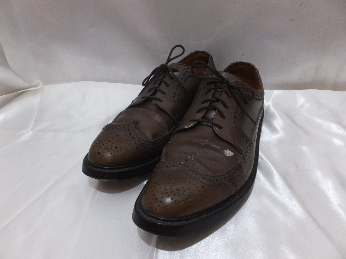 Florsheim フローシャイム Varsity 30678 Weathered moss 革靴 Size10