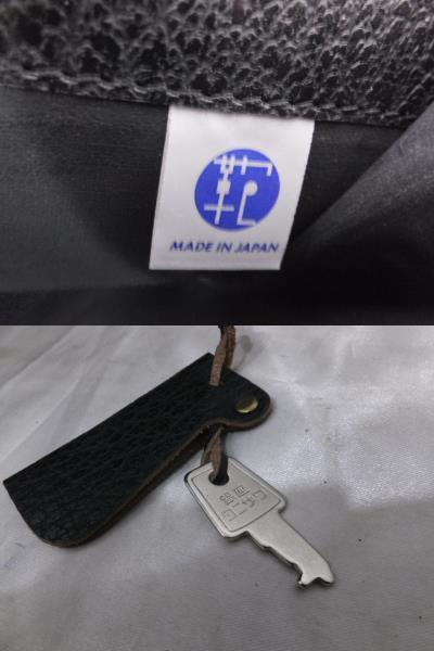 TANIZAWA タニザワ ビジネスバッグ ブリーフケース カギ付き 日本製 黒 ブラック メンズ_画像4