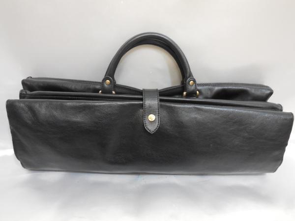 GOLD PFEIL Gold-Pfeil кожа сумка "Boston bag" чёрный / черный складной возможность Германия производства 