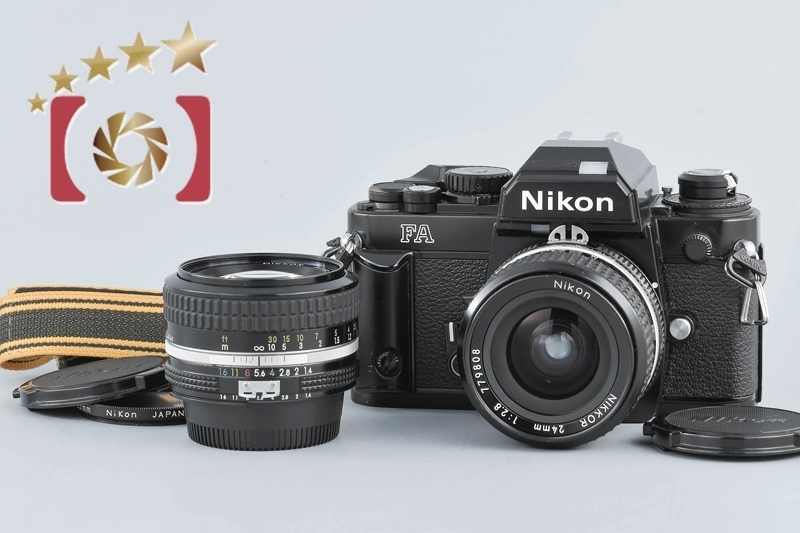 Nikon ニコン FA ブラック + Ai-S NIKKOR 24mm f/2.8 + Ai NIKKOR 50mm
