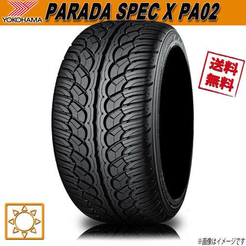 サマータイヤ　送料無料　ヨコハマ　35R24インチ　PARADA　PA02　295　SPEC　パラダ　XL　X　110V　4本セット