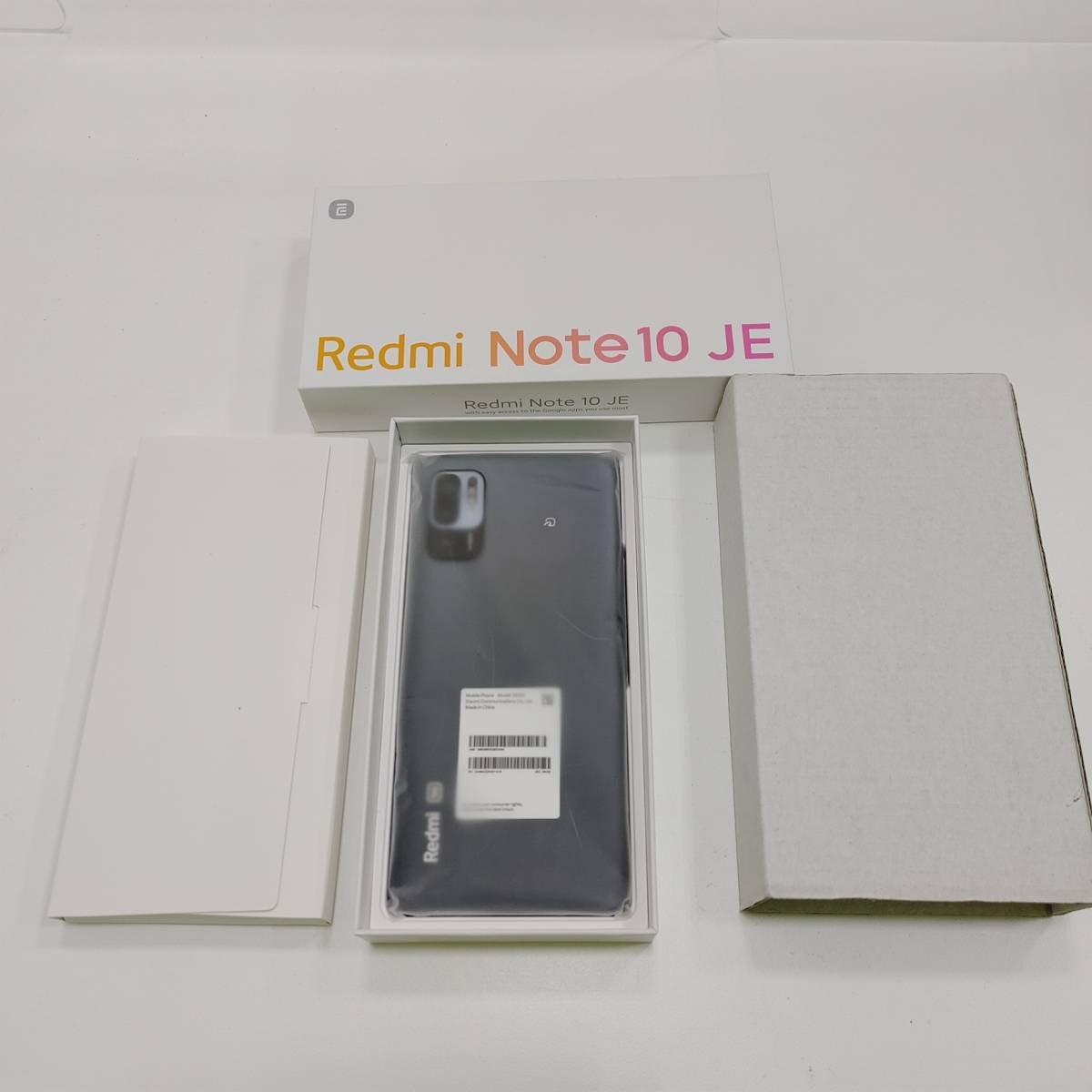 SIMフリー KDDI○判定 Redmi Note 10 JE XIG02 グラファイトグレー 未