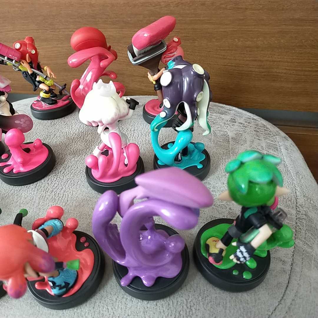 スプラトゥーン amiibo ネオンピンク ガール ボーイ イカ タコ ヒメ