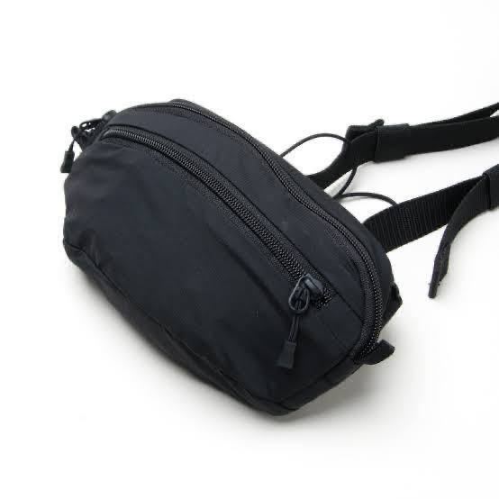 ☆新品未使用品☆ DAIWA PIER39 TECH 2WAY FUNNY PACK MICRO RIP-STOP Black ダイワピア39 ショルダー バッグ ウエスト ポーチ ブラック