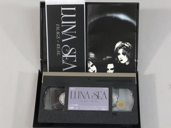 LUNA SEA ルナシー VHS ビデオテープ IMAGE or REAL ステッカー付 + Sin After Sin まとめて 2個セット 送料 全国一律 520円 河村隆一 真矢_画像4