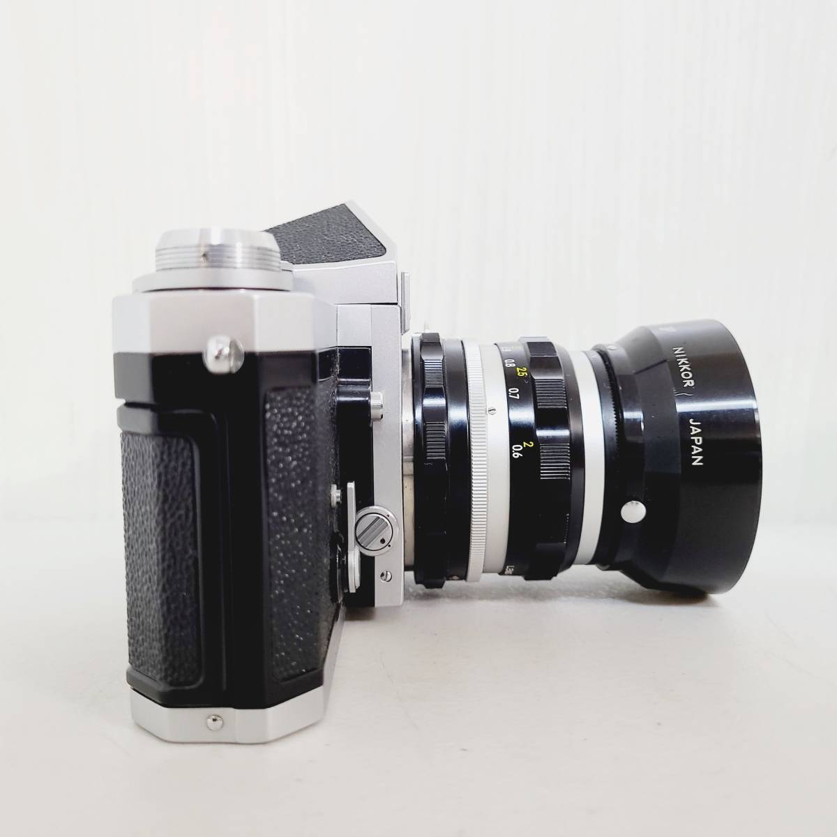 【A5667】　Nikon　F　アイレベル　NIKKOR-H　Auto 1:2 f=50㎜　シャッターOK　一眼レフ　フィルムカメラ_画像7