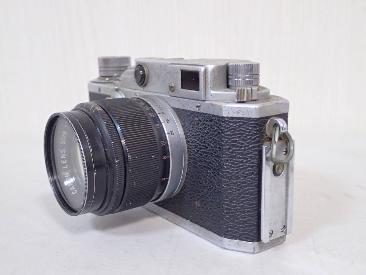 【C5387】 キャノン Canon Camera Company lnc.Japan レンズ 50㎜ ｆ1.8 レンジファインダー カメラ ジャンク品_画像3