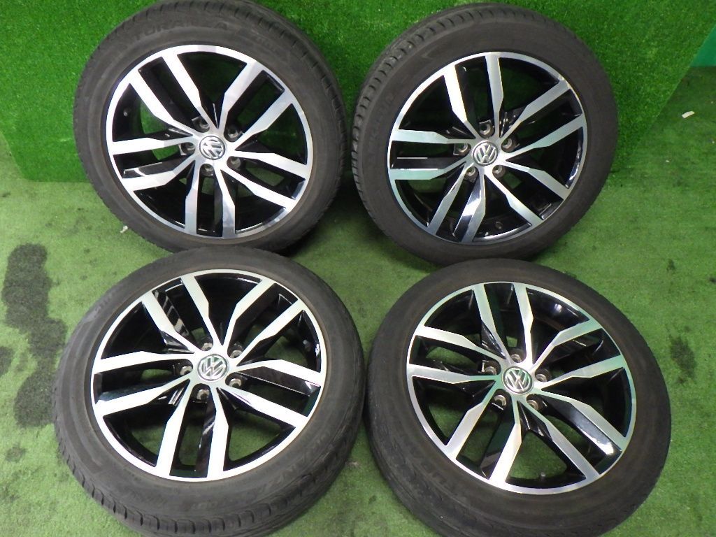 ゴルフ7 VW純正 225/45R17インチ 7J(+49)PCD112 5穴 アルミホイール