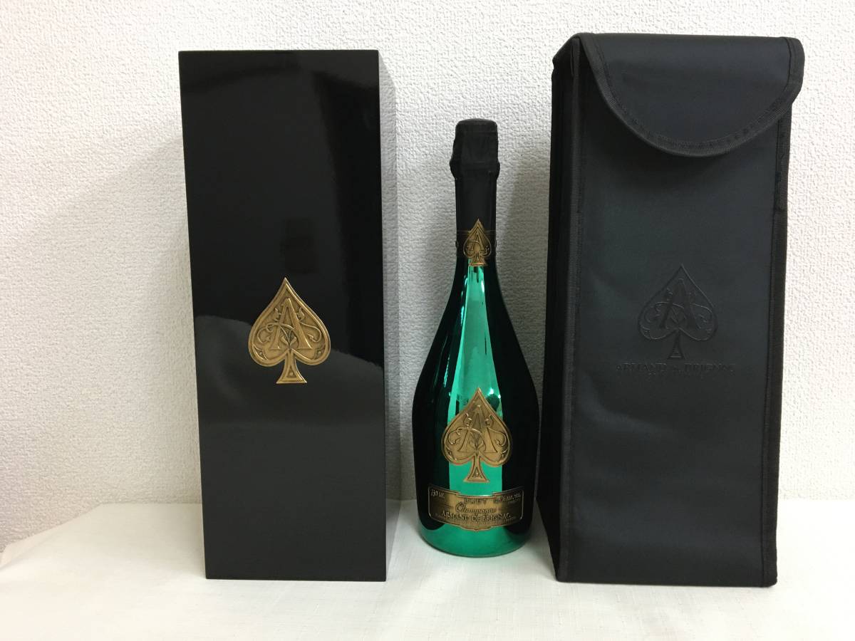 酒 未開栓 箱付 ケース入】ARMAND DE BRIGNAC 2019 GREEN アルマン ド