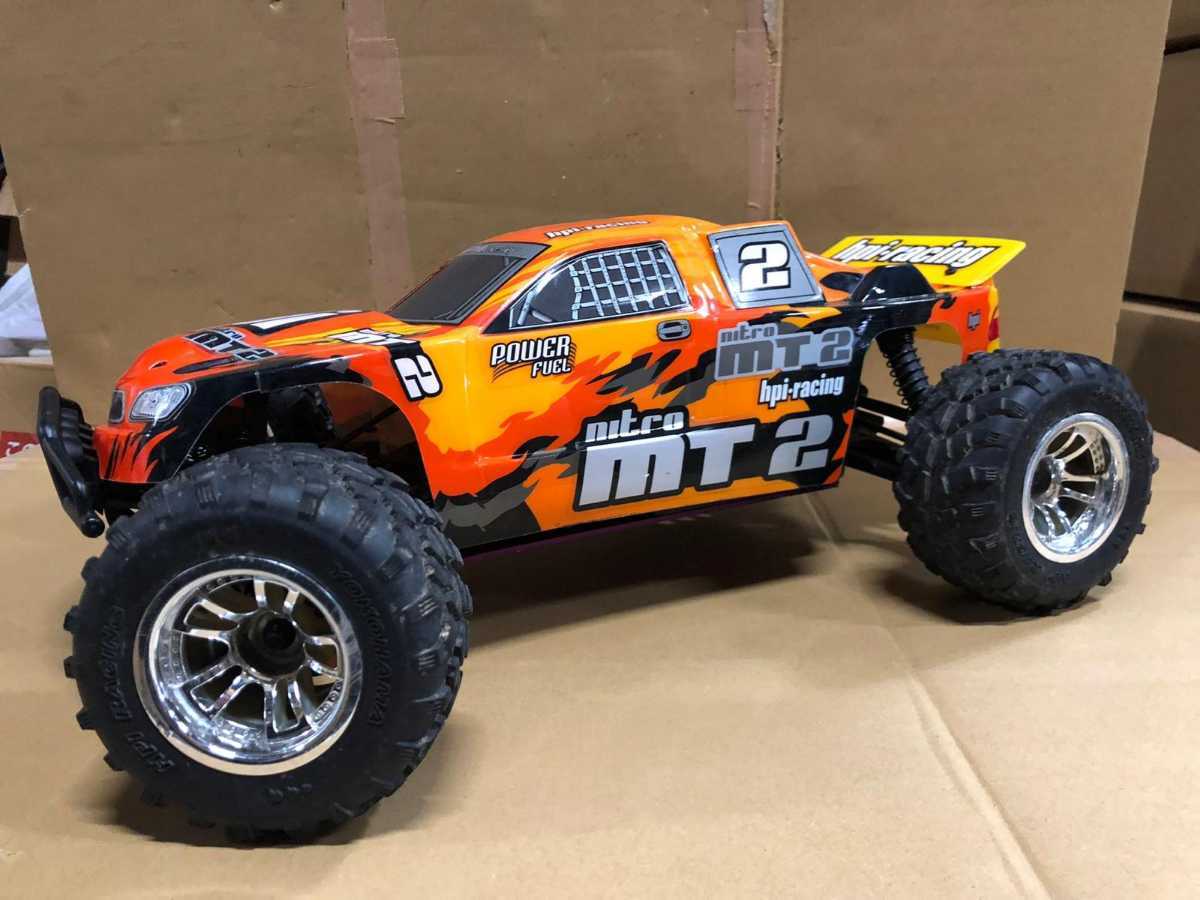 (M31)HPI ラジコン エンジンカー 4WD アルミシャーシ ジャンク扱い_画像3