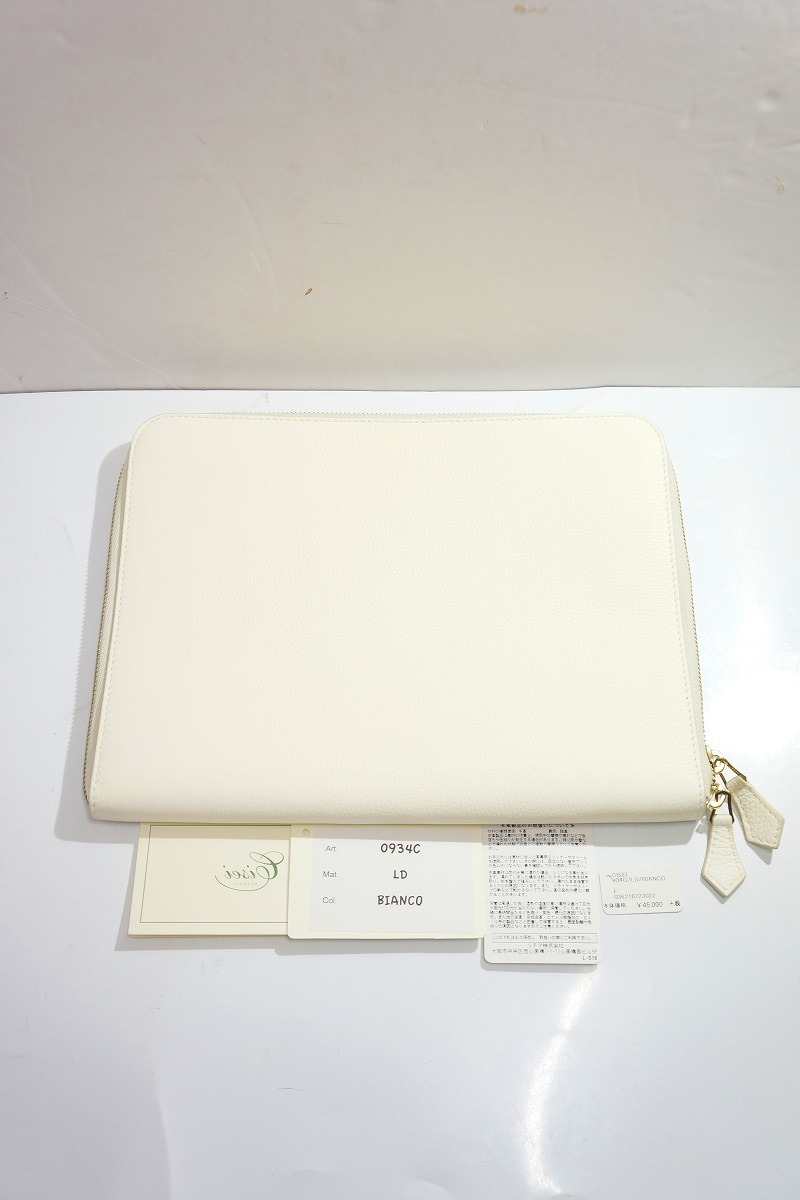 高質 国内正規 CISEIシセイ 白1124L▲ 本物 タグ付き リデア BIANCO LD 934C カバン バッグ クラッチ レザー ケース ドキュメント ハンドバッグ 高質 国内正規 CISEIシセイ 白1124L▲ 本物 タグ付き リデア BIANCO LD 934C カバン バッグ クラッチ レザー ケース ドキュメント ハンドバッグ