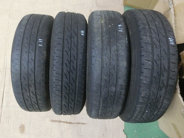 タントカスタム L375S タイヤホイール 4本セット BRIDGESTONE 155/65 14インチ 純正 21063伊T_画像9