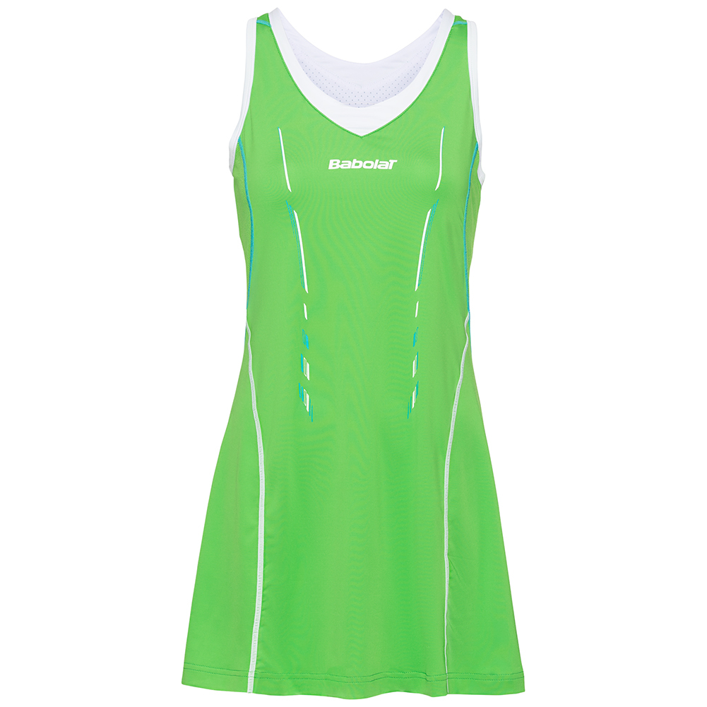バボラ 女子テニス ワンピースドレス グリーン babolat 