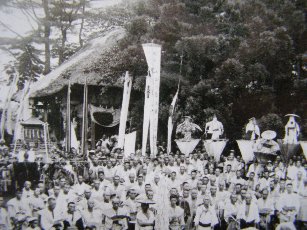 (A39) 写真 古写真 福島県 福島 お田植え 祭り 祭事 大正時代_画像3