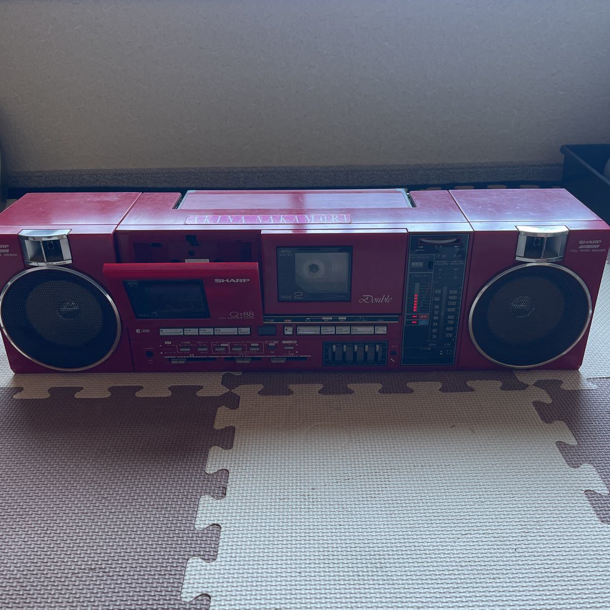 本店は SHARP ダブル シャープ 希少♪現状♪】SHARP ダブルラジカセ