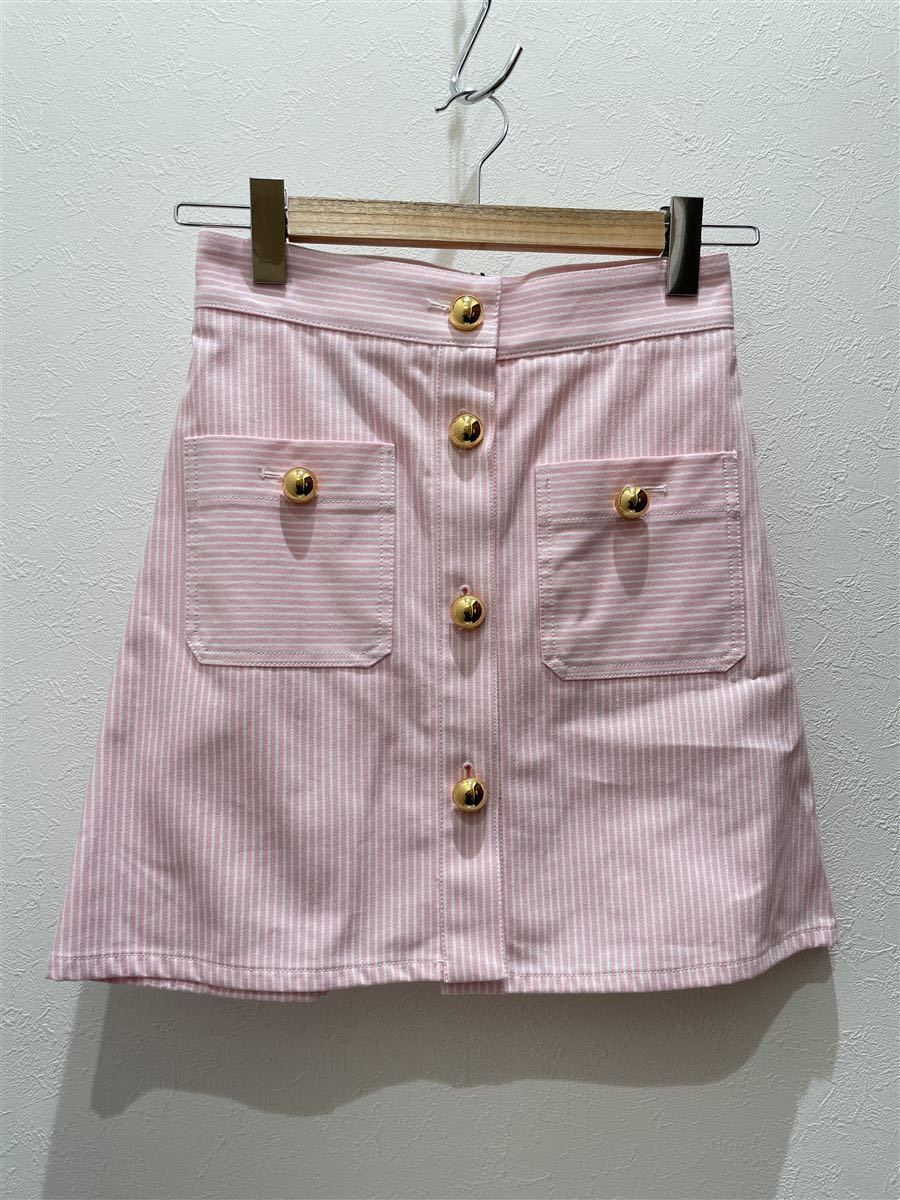 MIUMIU ストライプスカート ピンク ceratinxd.com