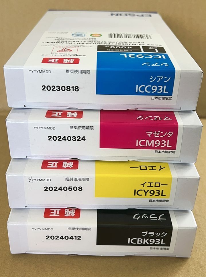 EPSON - EPSON ICBK93L ICC93L ICM93L ICY93L 4個の+solo-truck.eu