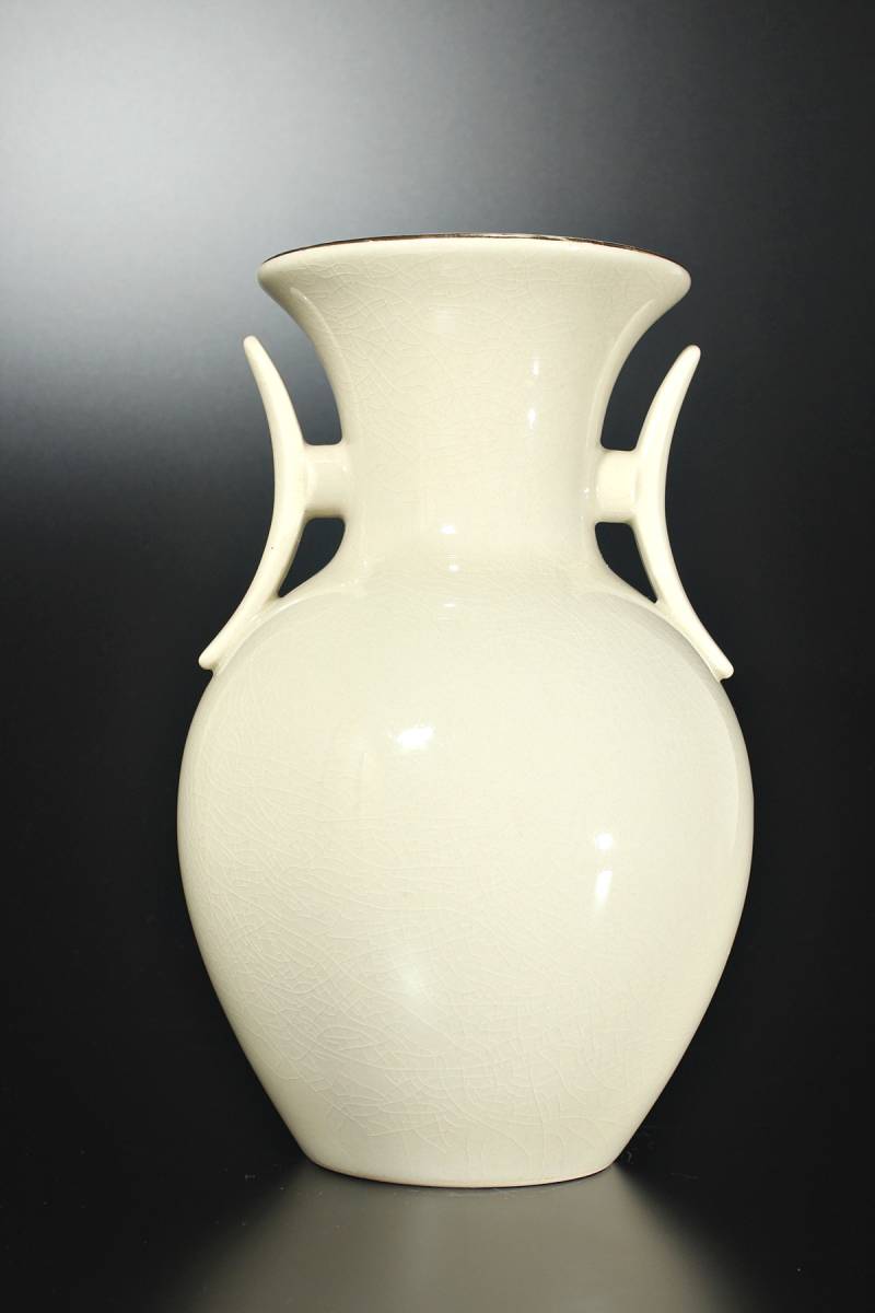 は幅広い品揃えで H598、時代薩摩焼 花瓶 絵 鳥 桜 牡丹 花瓶