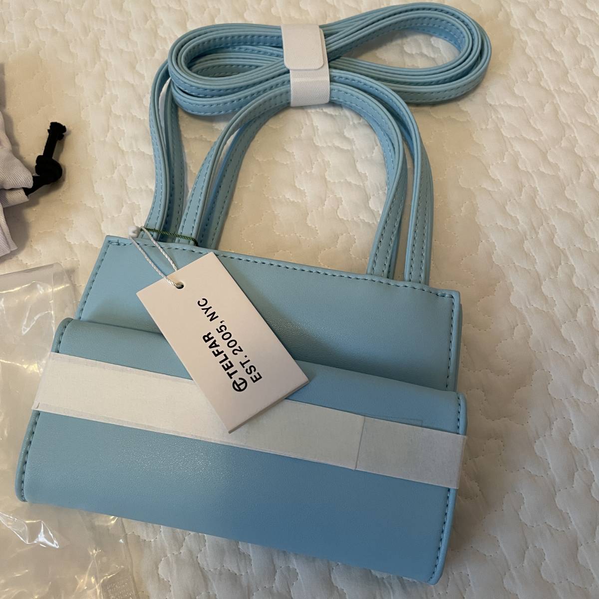 愛用 MICRO BAG SHOPPING テルファー TELFAR MINI 新品未使用 タン TAN