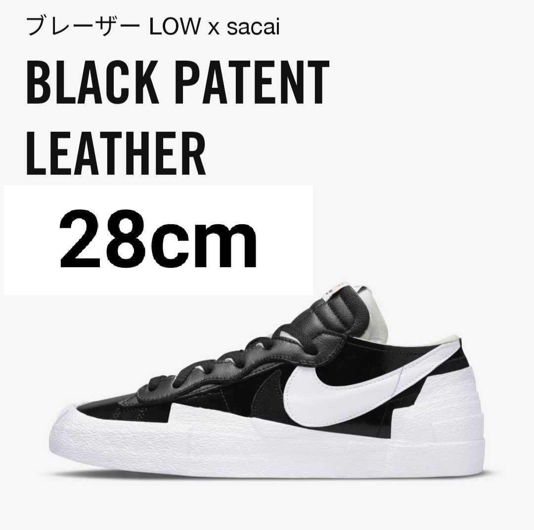 NIKE BLAZER LOW 黒 sacai 28センチ - 通販 - guianegro.com.br