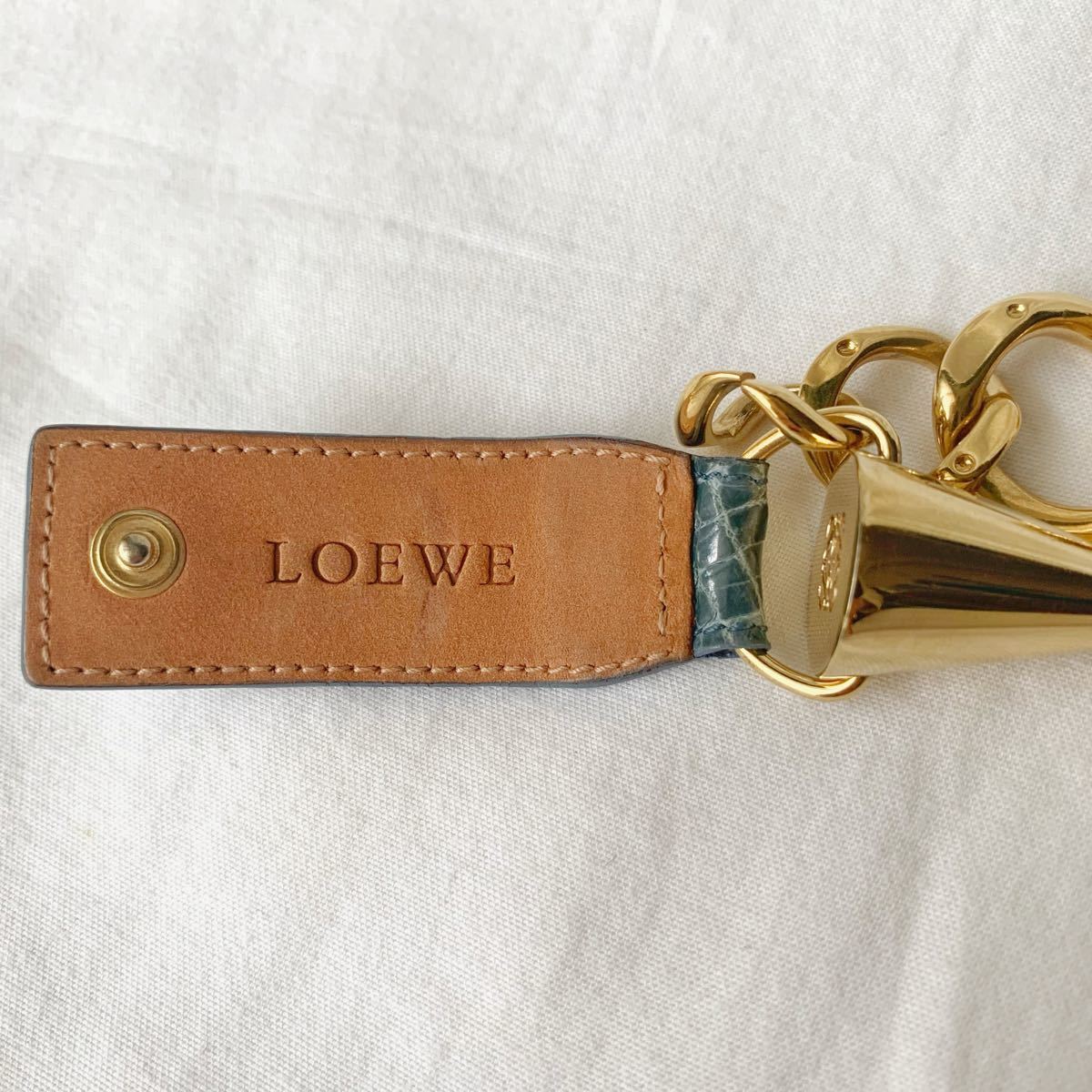 美品 LOEWE ロエベ スタッズチェーンレザー ブレスレット | contifarma.pe