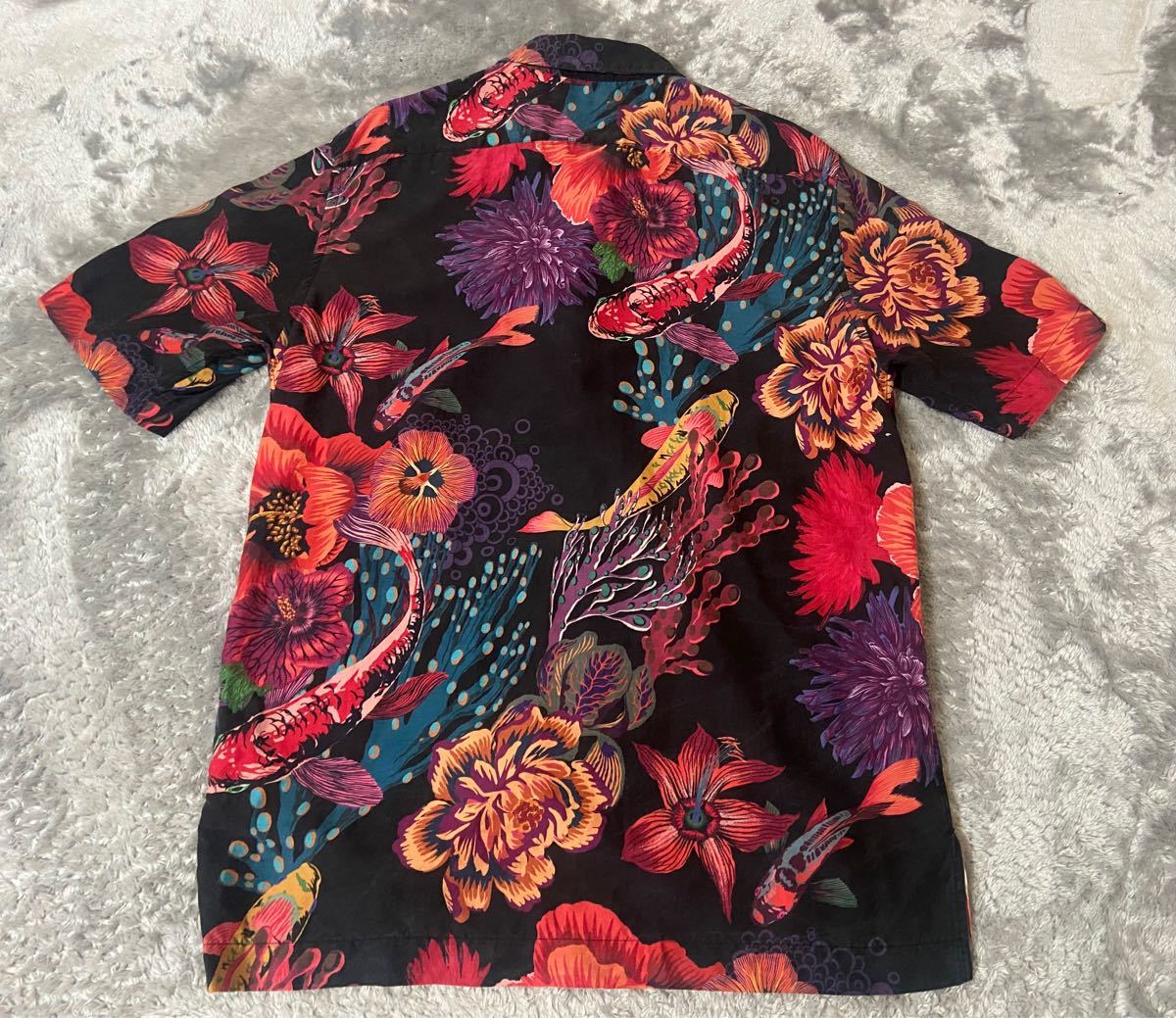 希少】ポールスミス 錦鯉 ハワイアン ハイビスカス アロハシャツ 18ss