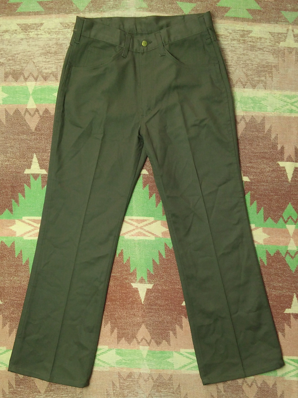 ほぼデッド 【OSHKOSH B'GOSH】 70s Twill Pants/ 70年代 オシュコシュ ツイル パンツ ワーク 首振りボタン ビンテージ ヴィンテージ50s60s_画像2