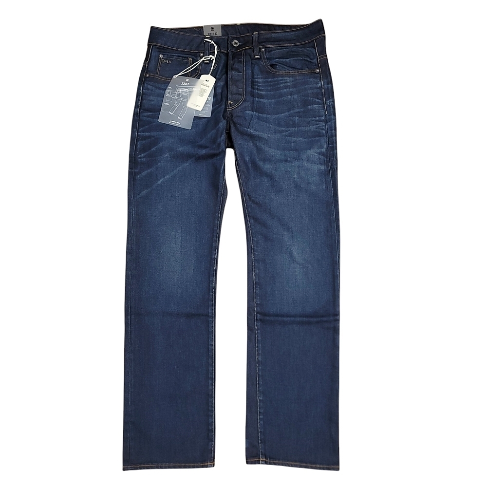 WB863 G-STAR RAW ジースターロゥ 3301 REGULAR STRAIGHT JEANS
