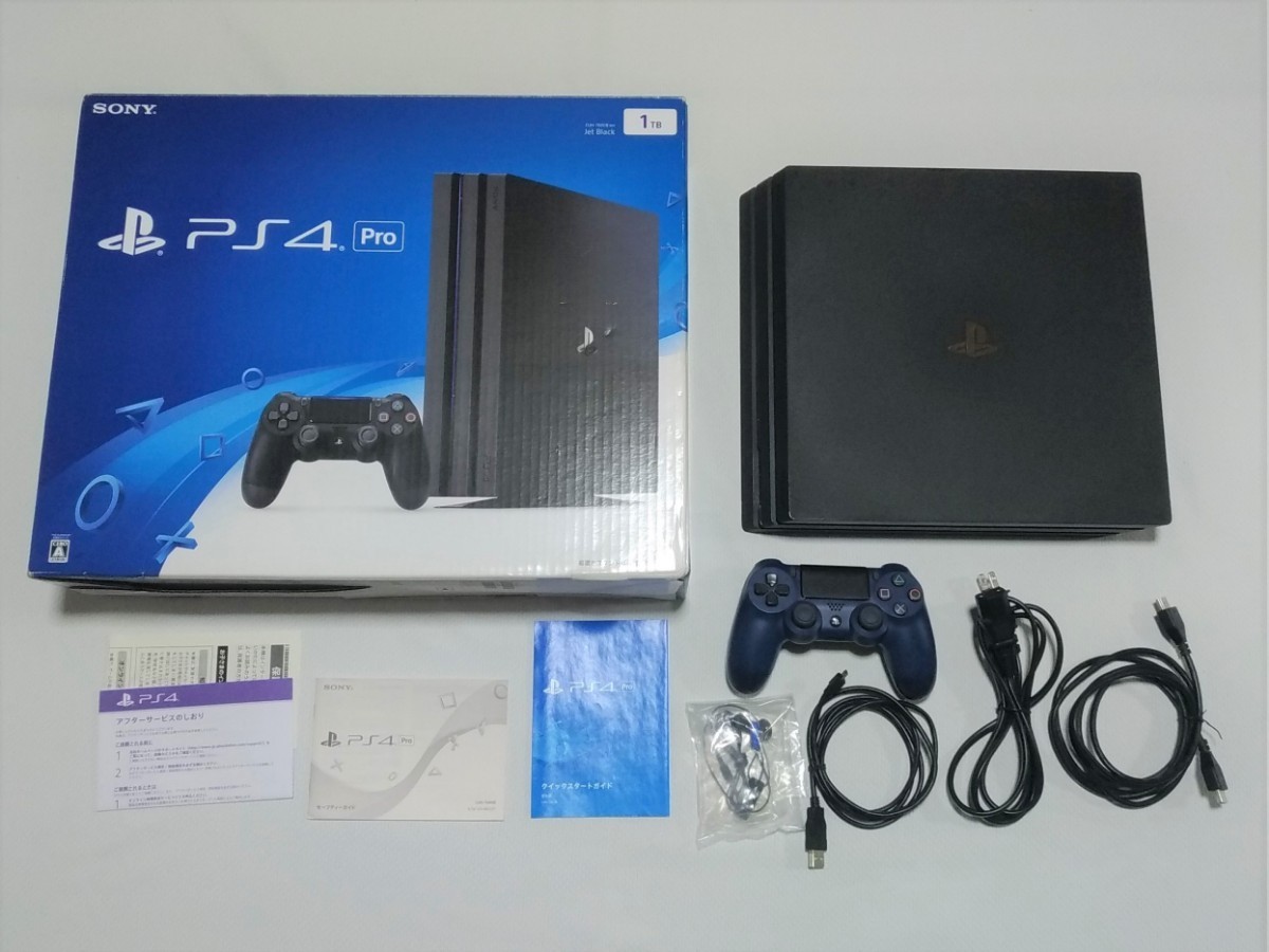 PlayStation4 Pro 本体 CUH-7000BB01 欠品無し 初期化済み